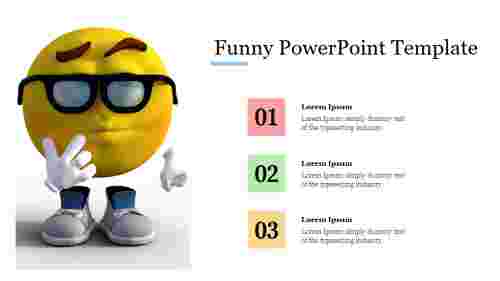 Attractive Funny Slideshow Template With Emojis