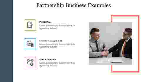 Modern Partnership Business Examples Presentation Slide