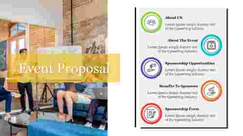 Editable Event Proposal PowerPoint Presentation Slide