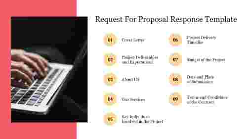 Modern Request For Proposal Response Template PPT Slide
