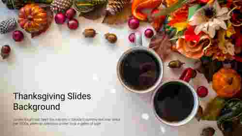 Elegant Thanksgiving Google Slides Background Template