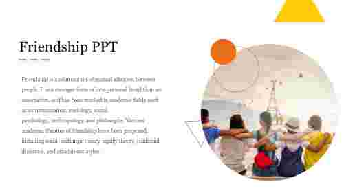Modern Friendship PPT Template Presentation PowerPoint