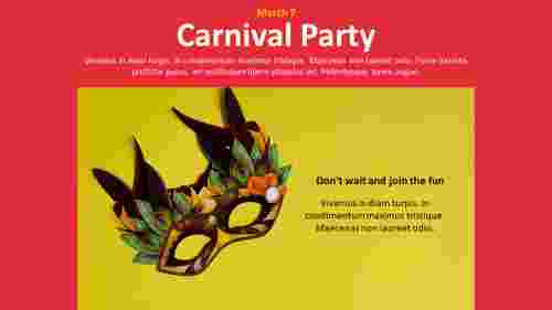 Amazing Carnival Background for PowerPoint Presentation