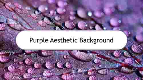 Creative Purple Aesthetic Background For Presentation