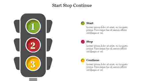 Start Stop Continue PowerPoint Template