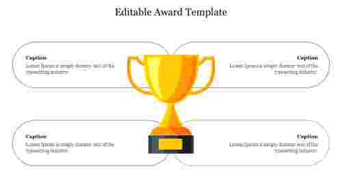 Editable Award Template for PowerPoint PPT Presentation