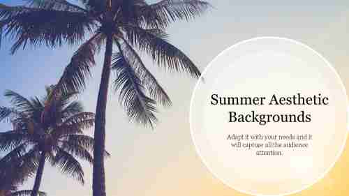 Summer Aesthetic Backgrounds Slide
