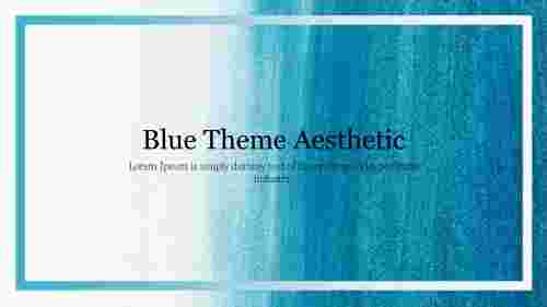 Blue Theme Aesthetic PowerPoint Presentation