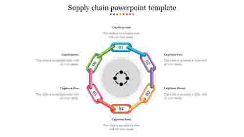 Effective%20Supply%20Chain%20PowerPoint%20Template-Six%20Nodes