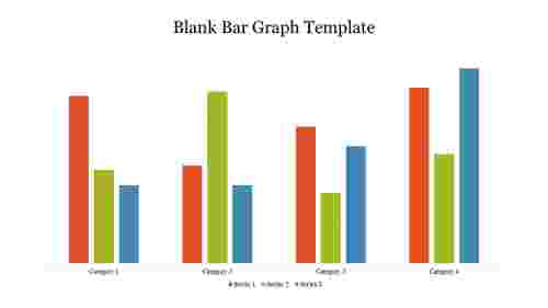 Elegant Blank Bar Graph Template Presentation Design