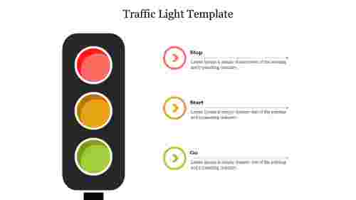 Best Traffic Light Theme Presentation Slide