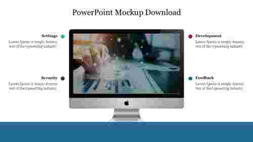 Creative PowerPoint Mockup Download For Presentation