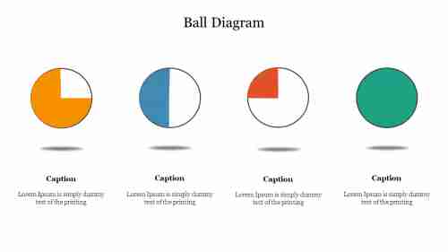 Simple Ball Diagram PowerPoint Presentation Template