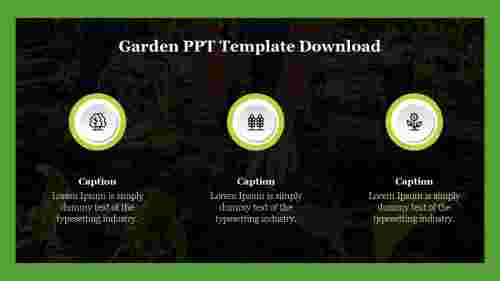 Best Garden PPT Template Free Download Presentation Design