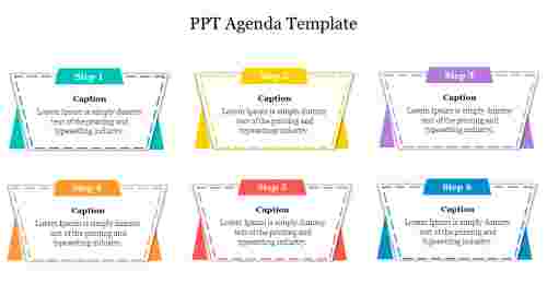 Six%20Noded%20PPT%20Agenda%20Template%20For%20Presentation