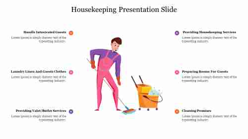 Attractive Housekeeping Presentation Slide Template
