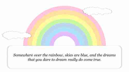 Innovative Pastel Rainbow Google Slides Theme Presentation