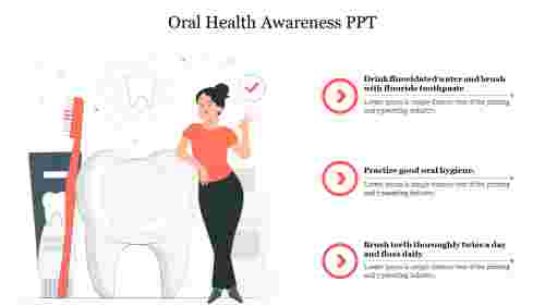 Best Oral Health Awareness PPT Presentation Template