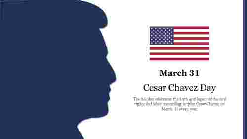 Cesar Chavez Day PowerPoint Template