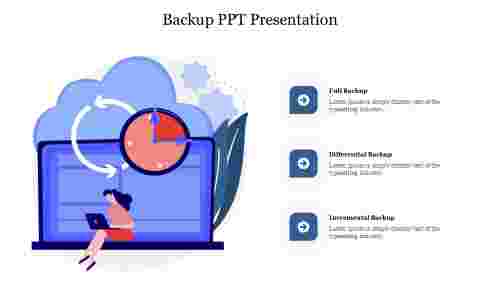 Stunning Backup PPT Presentation Template Slide
