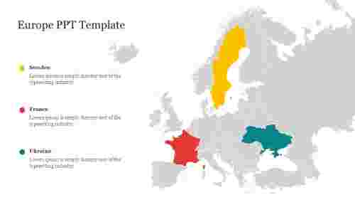 Europe PPT Template Free