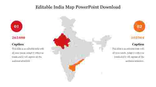 Editable%20India%20Map%20PowerPoint%20Download%20For%20Presentation