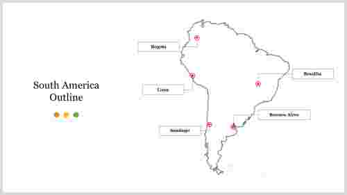 South America Outline