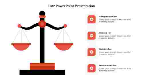 Attractive Law PowerPoint Presentation Slide Design