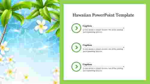 Effective Hawaiian PowerPoint Template Slide