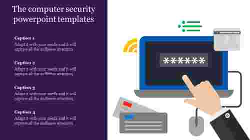 Our Predesigned Security PowerPoint Templates-4 Node