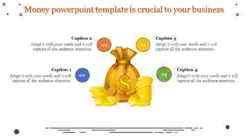 Multicolor Money PowerPoint Template Presentations