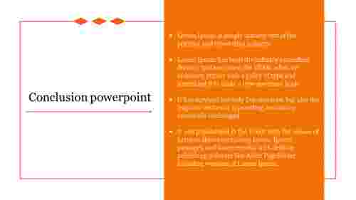 Company Conclusion PowerPoint Template Presentation