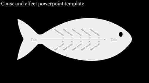 Impressive%20Cause%20And%20Effect%20PowerPoint%20Template-Fish%20Diagram