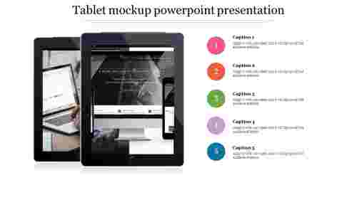 TabletMockuppowerpointpresentationwithanimation