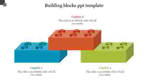 Innovative building blocks ppt template