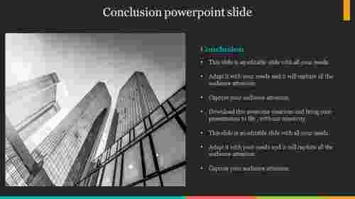 Customized Conclusion PowerPoint Slide Template Design
