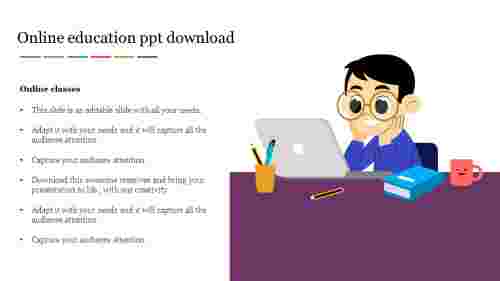 Multicolor Online Education PPT Download
