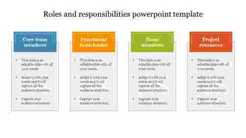 Multicolor%20Roles%20And%20Responsibilities%20PPT%20Template