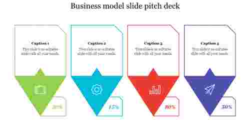 Our Predesigned Business Model Slide Pitch Deck Template