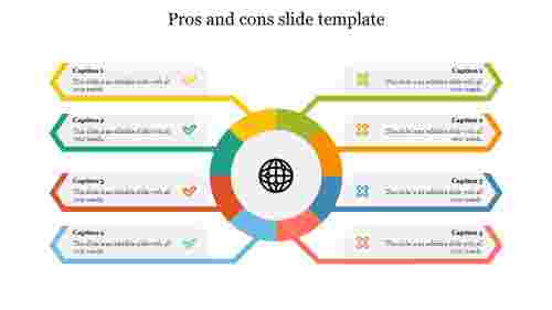 Successive Pros And Cons Slide Template Presentation