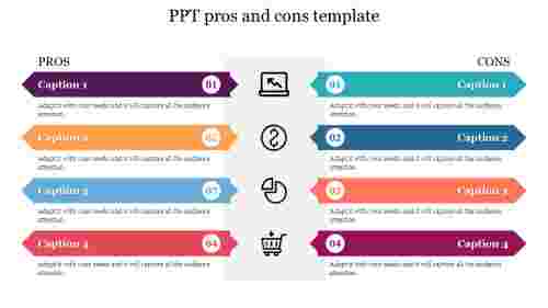Effective PPT Pros And Cons Template Presentations