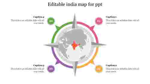 Editable%20india%20map%20for%20ppt%20free%20download%20slide