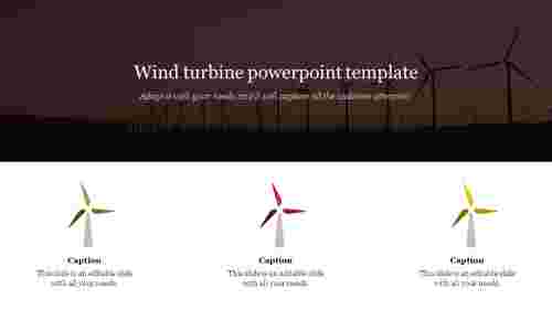 Use Wind Turbine PowerPoint Template