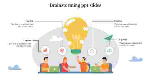 Creative Brainstorming PPT Slides Template Designs