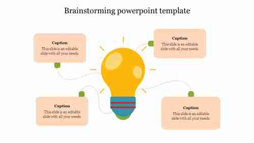 Best Brainstorming PowerPoint Template Free Download