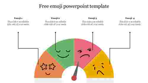 Free Emoji PowerPoint Template Slide 