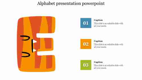 E alphabet presentation powerpoint
