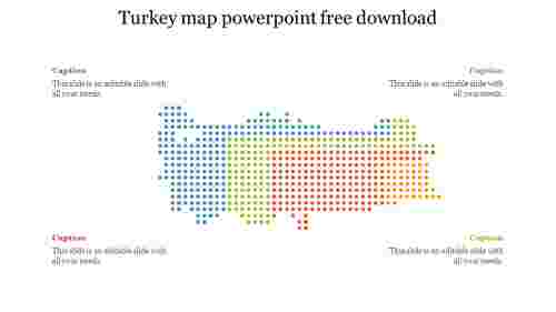 Turkey Map PowerPoint Free Download Now