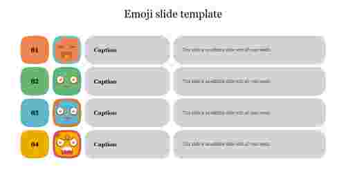 Incredible%20Emoji%20Slide%20Template%20Designs%20With%20Four%20Node