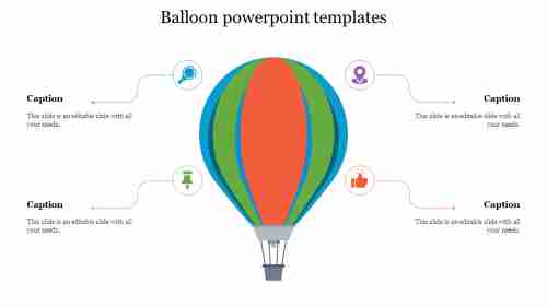 Creative balloon powerpoint templates